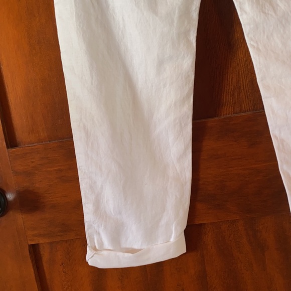 NWT Gap linen Cotten blend khaki style pants w12 - Picture 4 of 9